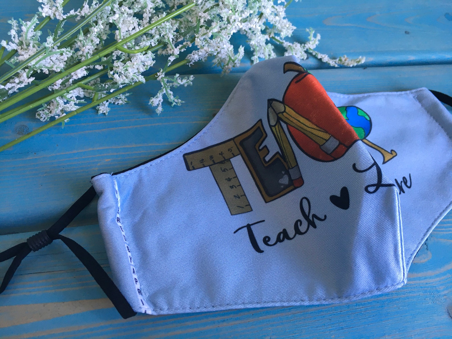 Teacher Mask. Gift Mask for Teacher Adjustable Elastic Etsy