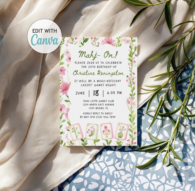Elegant Floral Desk Setup Pink Rose Bouquet Editable Stationery Template Design