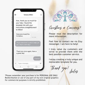 Elegant Wedding Invitation Template, Instant Download, DIY Editable PDF, Blush Pink Floral Design