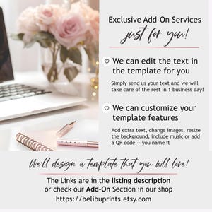 Elegant Printable Wedding Templates, Custom Invitation Set, Instant Digital Download, Bridal Stationery