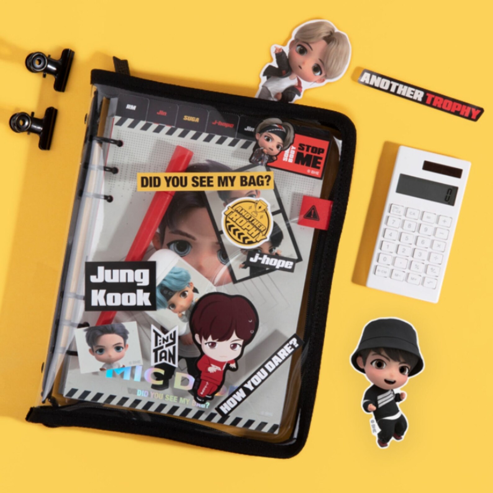 K-pop Binder BTS Binder PVC Pouch Cover BTS Goods | Etsy