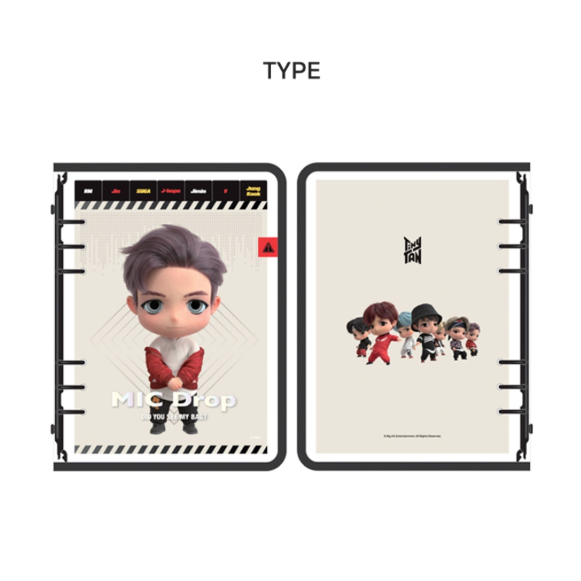 K-pop Binder BTS Binder PVC Pouch Cover BTS Goods | Etsy