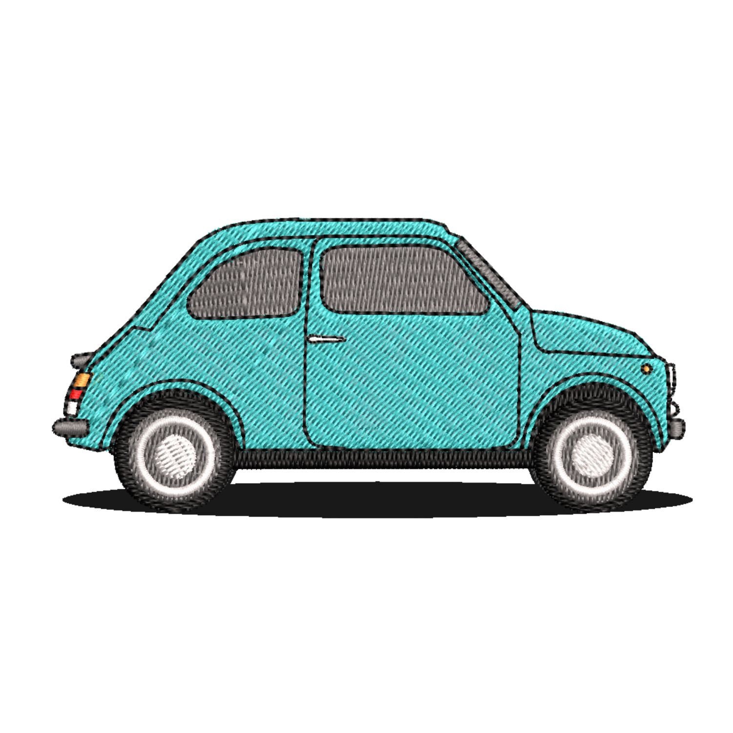 Embroidery File Fiat Car - Etsy Embroidery File Fiat Car - Etsy