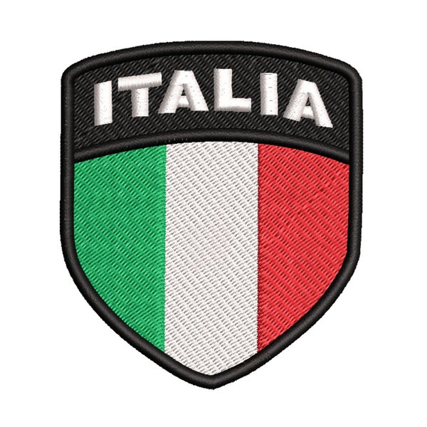 Embroidery File - Italia Crest