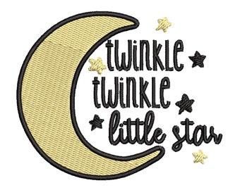 Embroidery File - Twinkle Twinkle Little Star