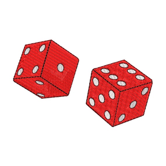 Embroidery File Dice Etsy