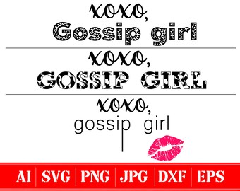 Gossip Girl Clipart Etsy