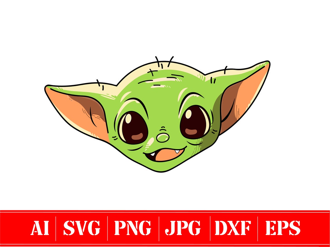 Download Baby Yoda Svg Star Wars Yoda Clipart Baby Alien Vector Yoda | Etsy