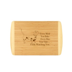 Dachshund - Every Meal You Bake - Large Bamboo Cutting Board