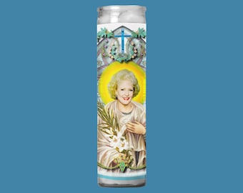 Betty White Celebrity Prayer Candle