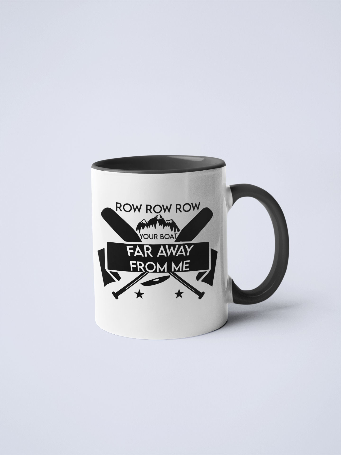 Row Your Boat Away From Me Ceramic Coffee Mug