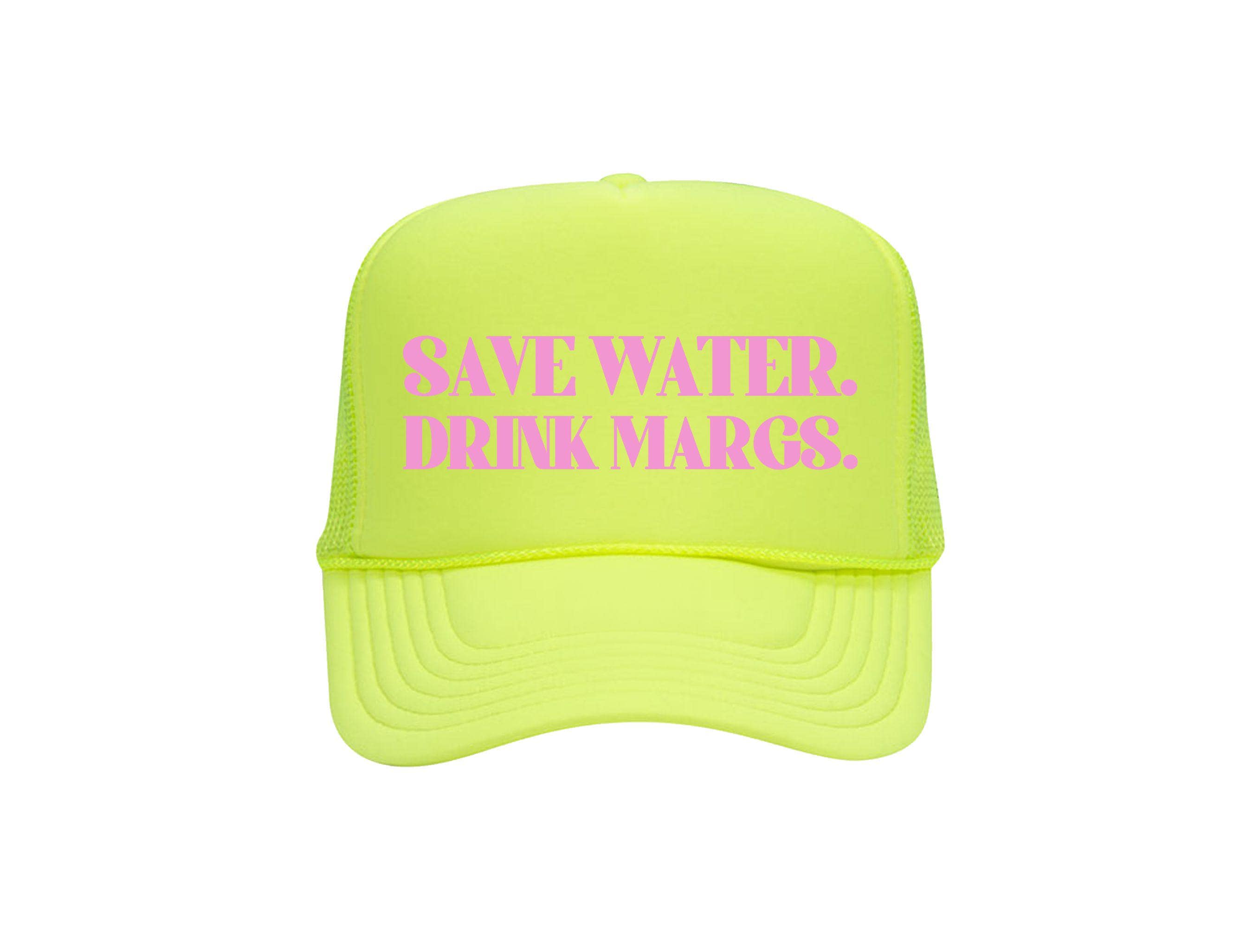Cappello Da Camionista "Save Water Drink Margs" – Unisex, Rete, Regolabile, Estivo