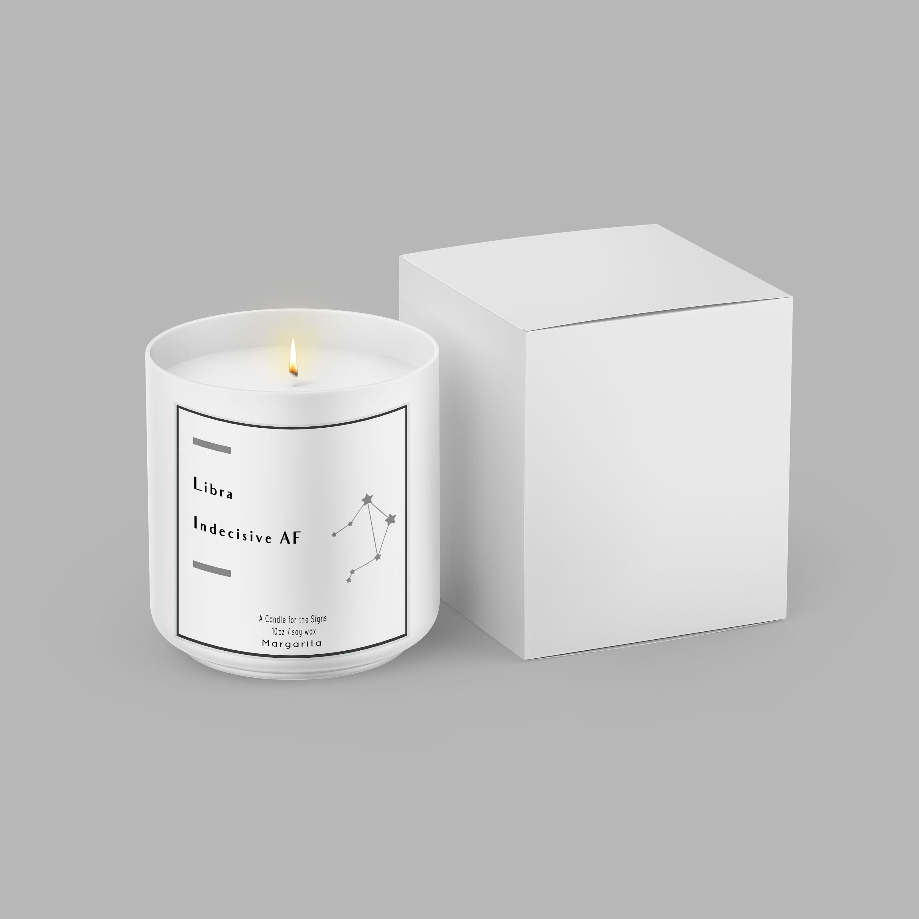 Libra Indecisive AF Soy Candle w/ Gift Box