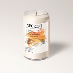 Cocktail Inspired Candle - Negroni - Orange Cranberry