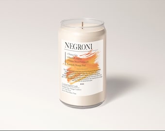 Cocktail Inspired Candle - Negroni - Orange Cranberry