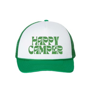 Happy Camper Snap Back Trucker Cap – ORIGINAL RETRO BRAND