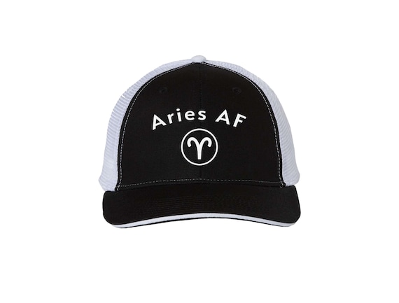 Aries AF - Horoscope Trucker Hat, Zodiac Hat, Aries Hat - Etsy