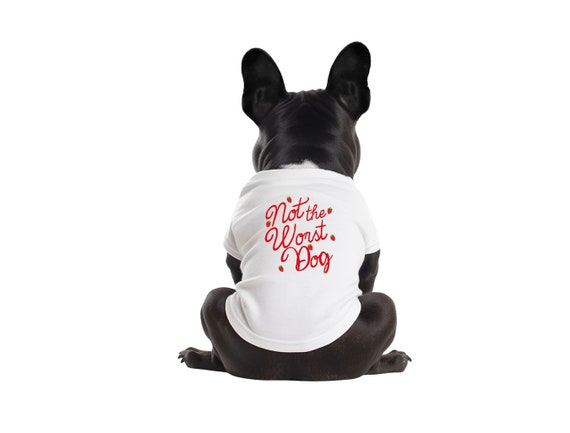 Dog white shirt hotsell