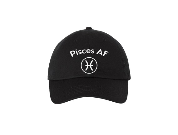 Pisces AF - Horoscope Dad Hat, Zodiac Hat, Pisces Hat - Etsy display picture 1