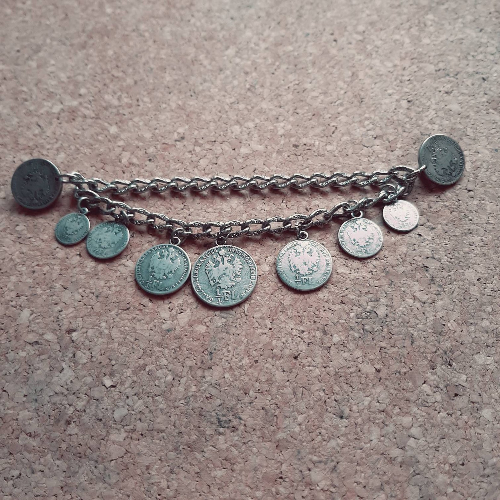 Charivari, coin chain for the dirndl