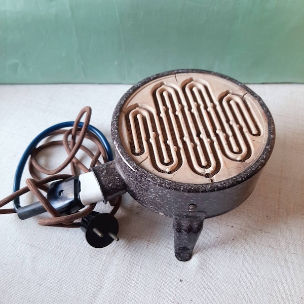 Vintage Heizplatte/Kochplatte elektrisch aus den 1920er Jahren