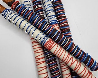 Patriotic Pretzel Rods (3 sets)