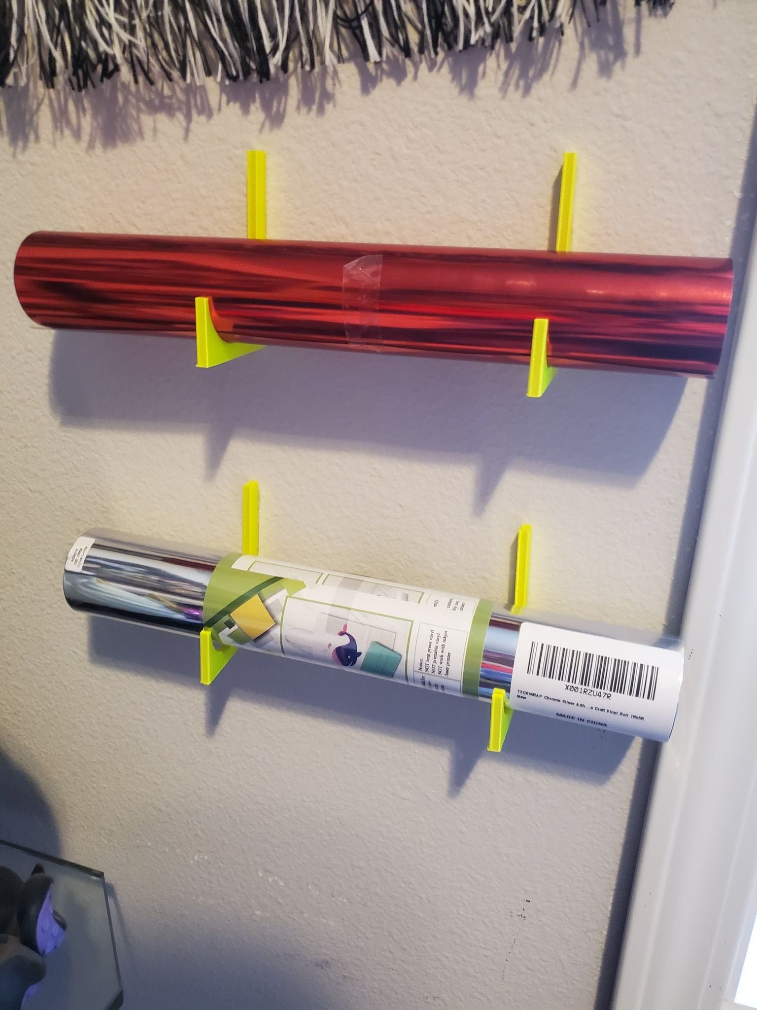 10 piece Cricut Vinyl Holder for wall Roll Holder Organizer Etsy