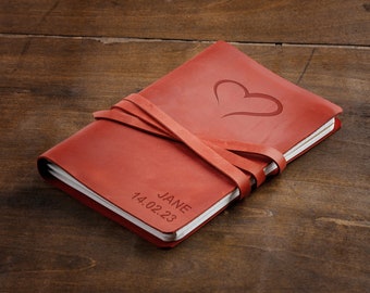 Valentinstag für Sie, Reisetagebuch, graviertes Notizbuch, personalisiertes Notizbuch, Brautjungfer Geschenke, Erinnerungsbuch, Geschenke für die Schwester