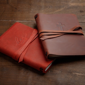 Refillable leather journal, personalized daily journal, leather cover notebook, notebook cover, leather journal handmade