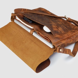 Bolso de oficina para portátil, maletín de cuero para hombre, bolso de mensajero para hombre, bolso de mensajero para portátil, regalo para él, regalo de graduación para hijo