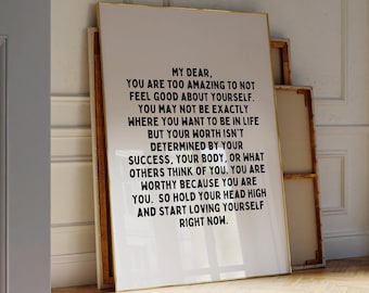 Empowerment Quote Art: Inspirational Wall Decor (Digital Download)