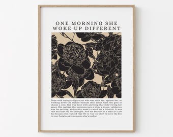 Empowering Prints for Women, Inspirational Quotes, Modern Decor, Feminist Home Artwork