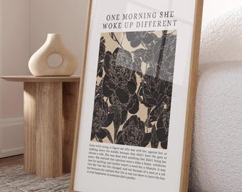 Empowering Prints for Women, Inspirational Quotes, Modern Decor, Feminist Home Artwork