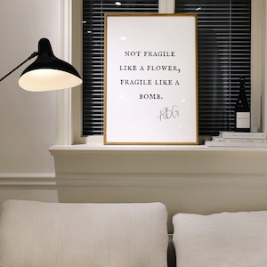 RBG Quote Feminist Print, Feminist Wall Art, Empowering Quotes for Women, Inspirational Decor, Feminist Prints image 6