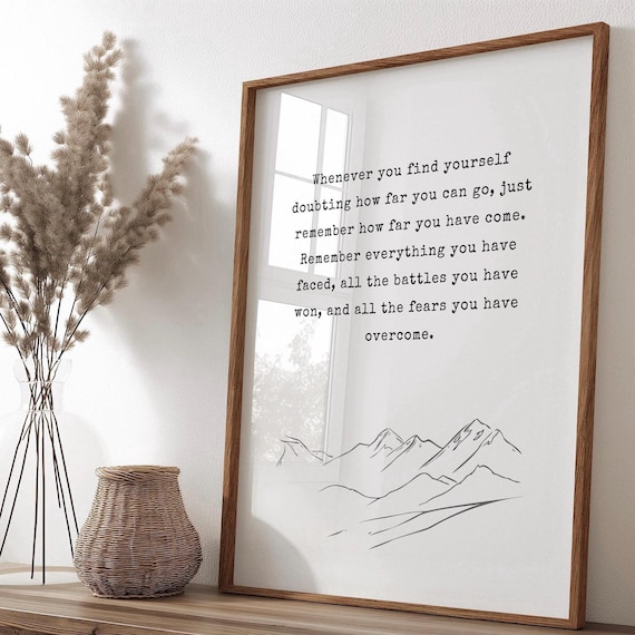 Empower Quote Printable Wall Art: Inspirational Woman Gift (Digital Download)