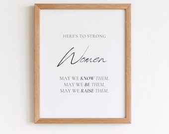 Feminist Wall Art, Empowering Quotes for Women, Inspirational Decor, Feminist Prints