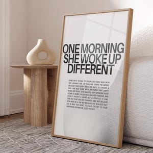 Feministyczne dekoracje ścienne, cytaty o silnych kobietach, cytaty o wzmocnieniu pozycji kobiet, nowoczesny wystrój, inspirujące grafiki, feministyczny wystrój domu