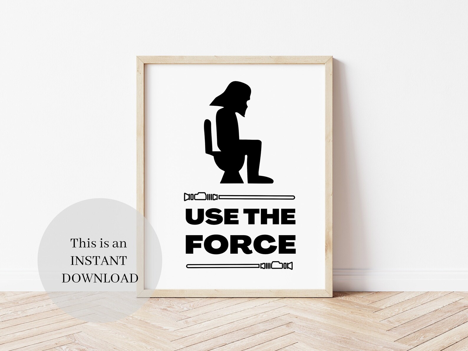 Lustiges Star Wars Inspiriertes Badezimmer Poster Badezimmer | Etsy