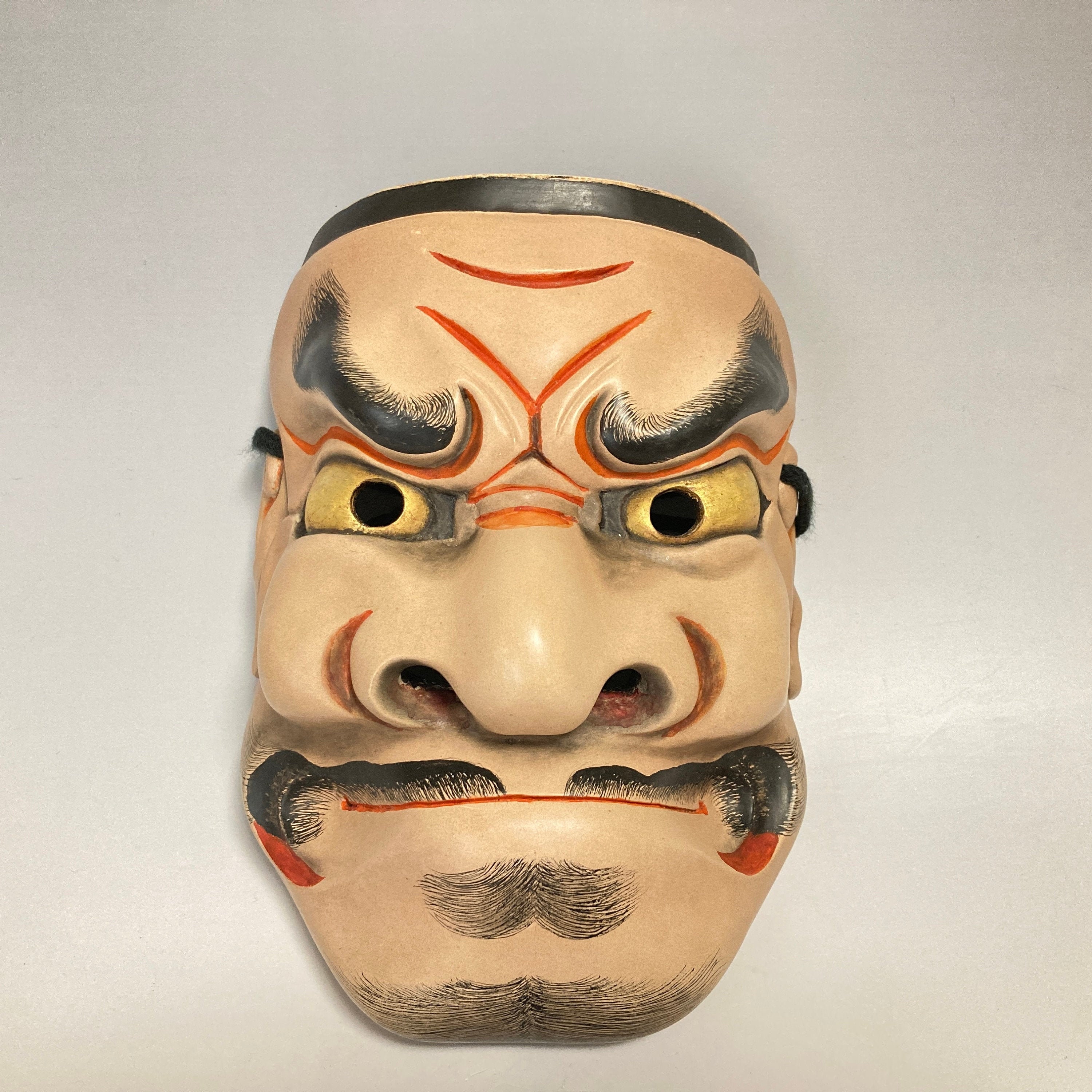 Japanese Kabuki mask Noh maskWooden mask ObeshimiTengu Etsy