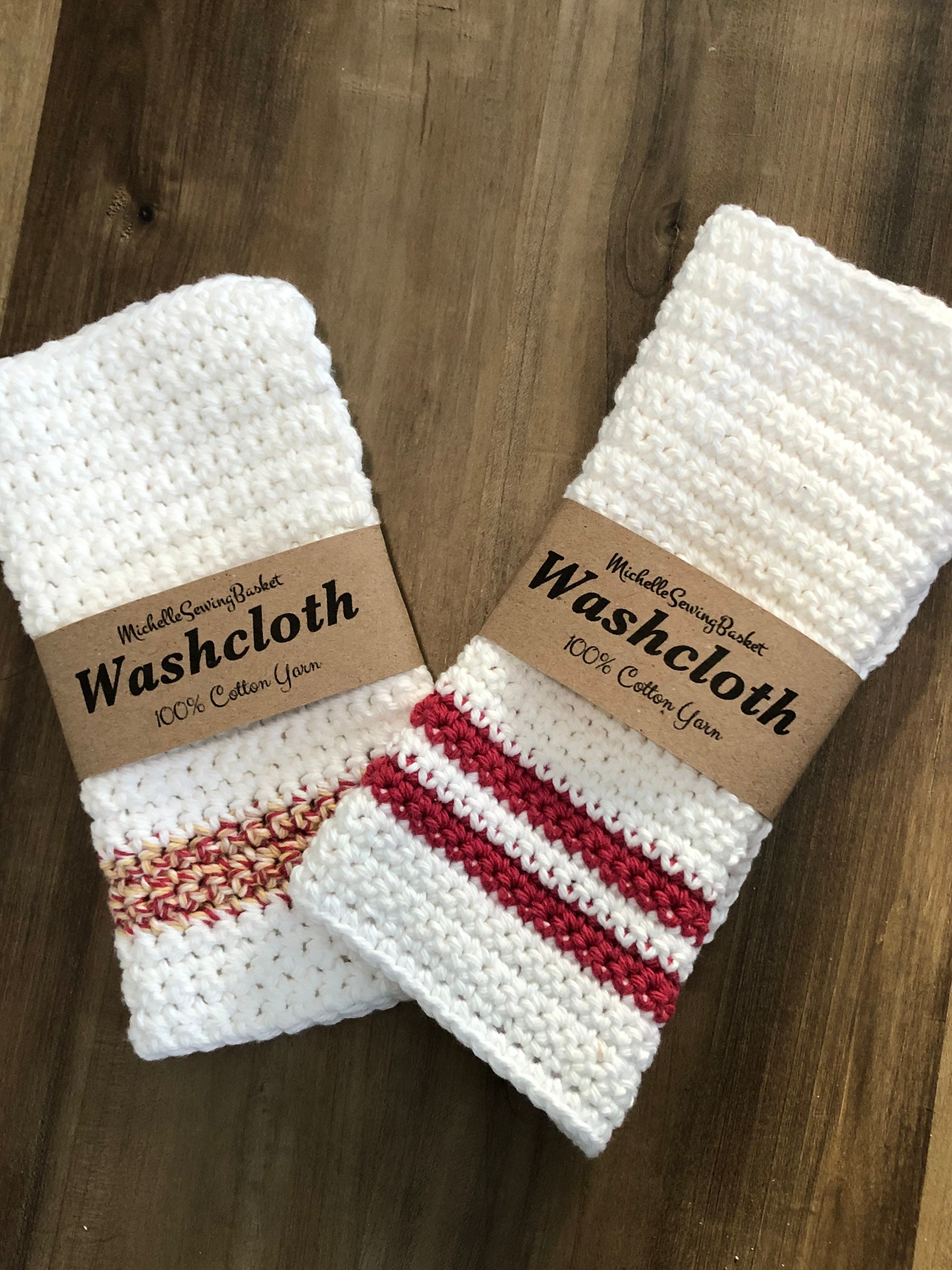 Handmade washcloth Etsy