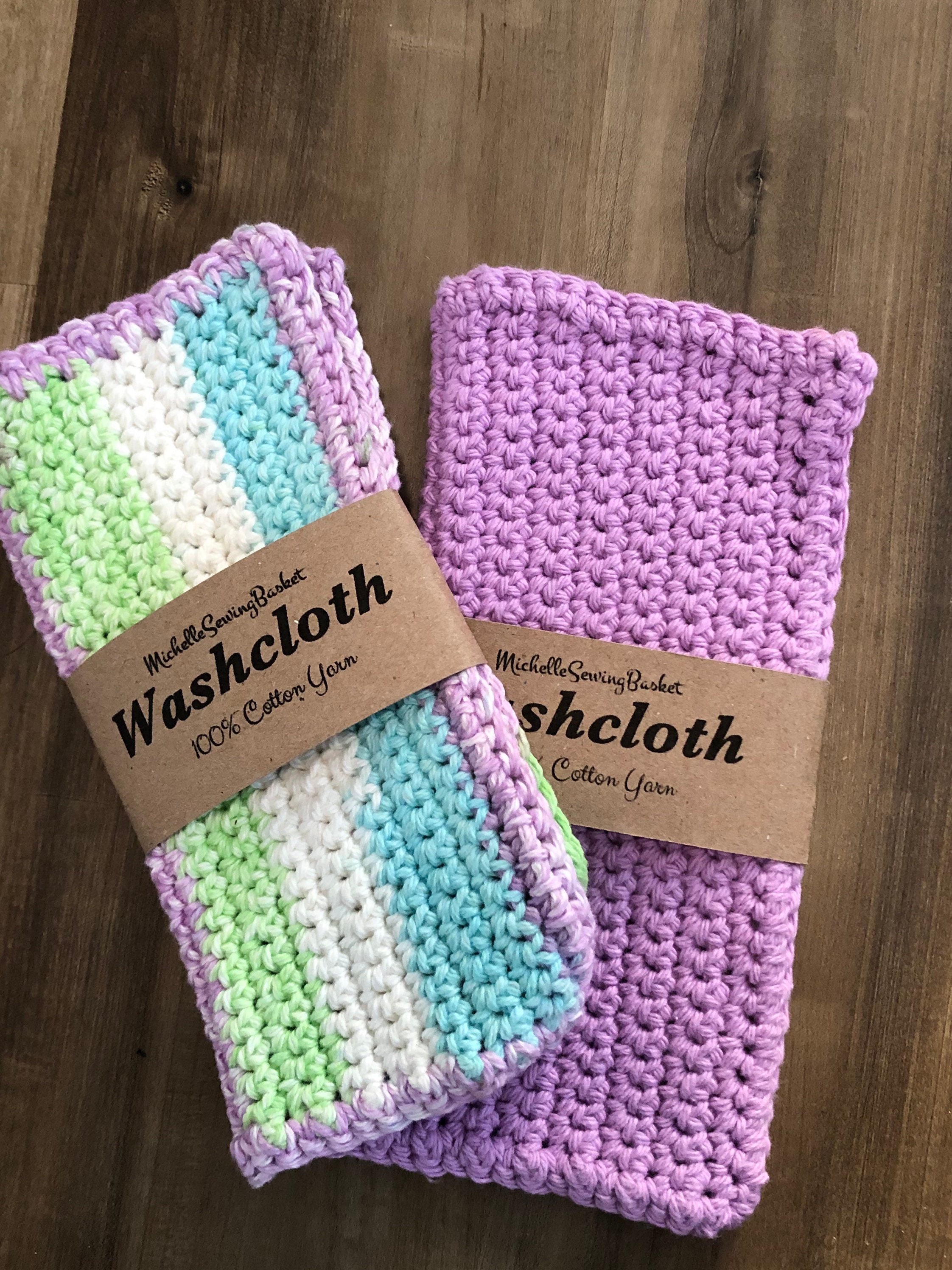Handmade washcloth Etsy