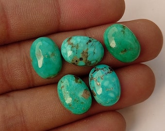 4x6mm, 5x7mm, 6x8mm to 13x18mm Natural Tibetan Turquoise, Oval Shape Turquoise, Turquoise Cabochons, Calibrated Loose Gemstone
