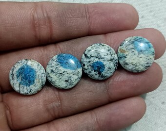 K2 Jasper Cabochon: Round Flat Back Natural Calibrated Gemstone, 8mm-30mm size Available
