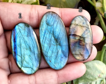 Labradorite Cabochon: Oval Loose Gemstone for Jewelry Making