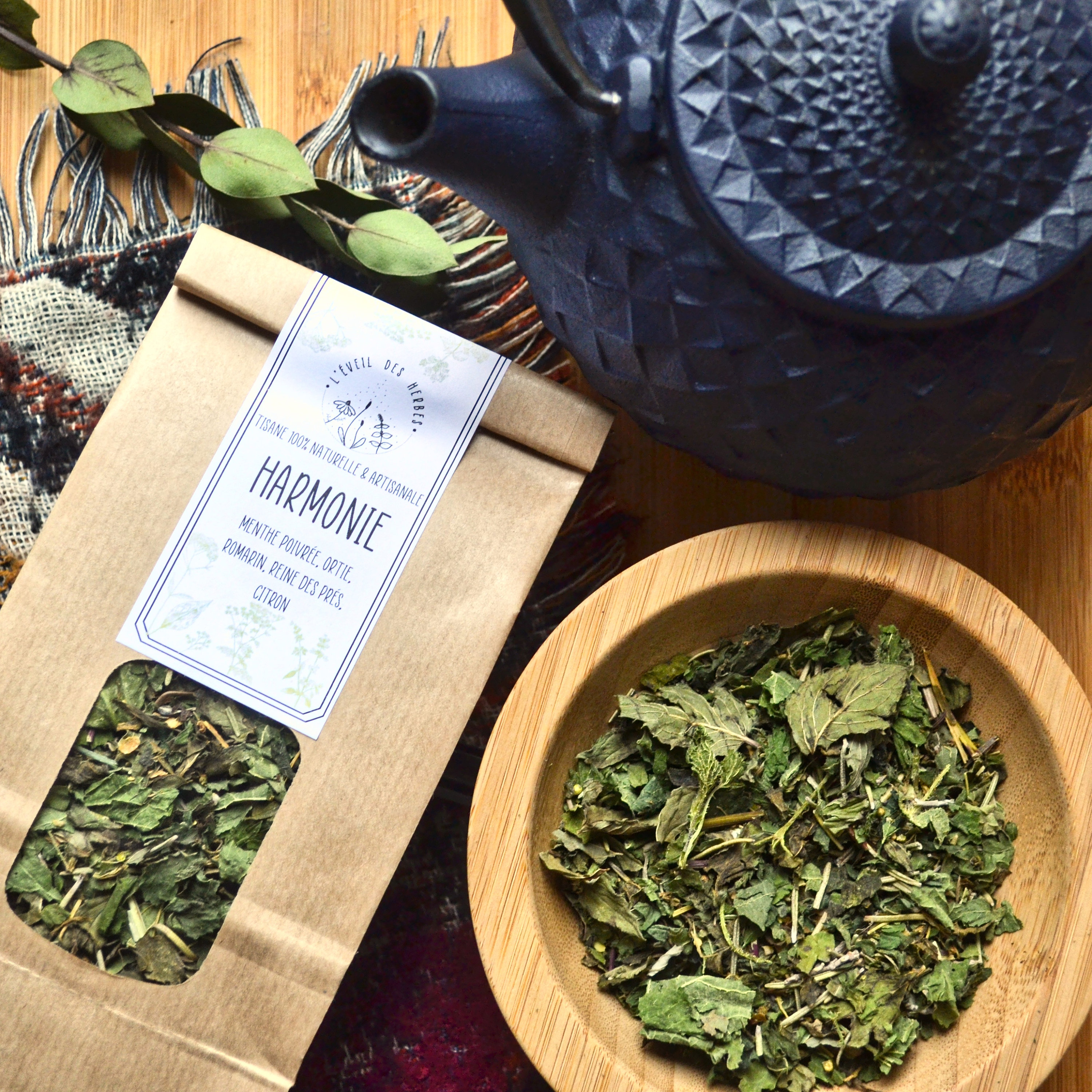 Tisane Harmonie - Infusion Artisanale de Plantes Détox