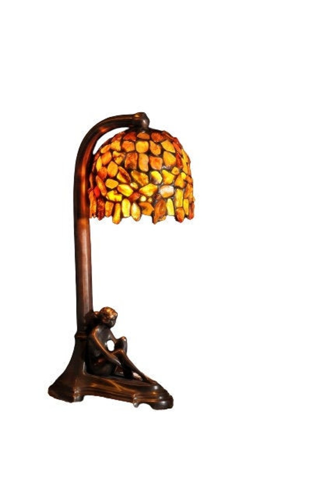 Baltic Amber Table Lamp lady - Etsy UK