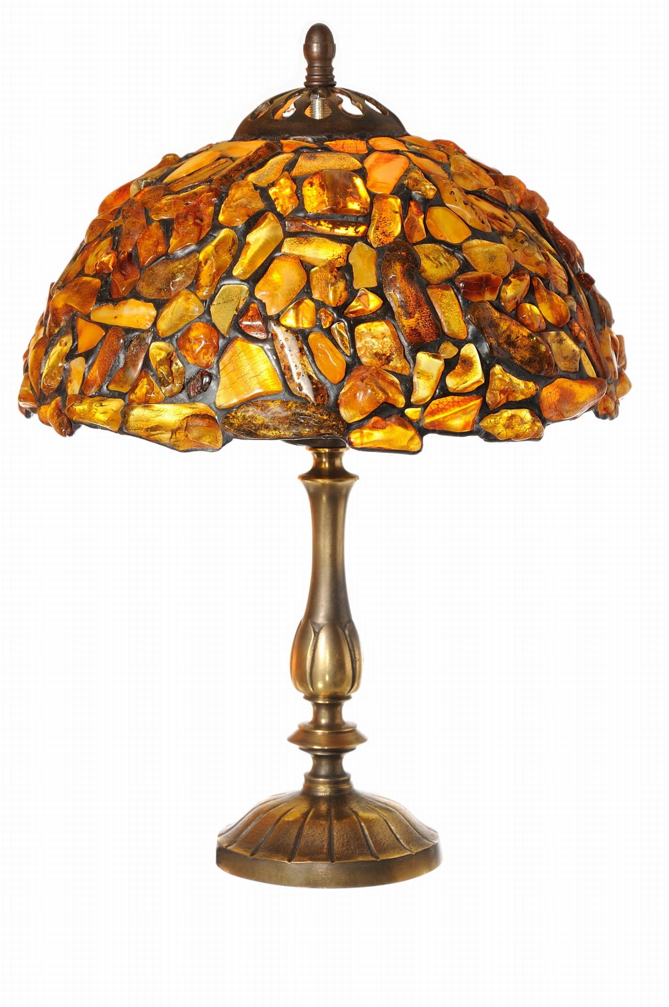 Amber Lamp 25 CM Diameter of the Shade. Etsy