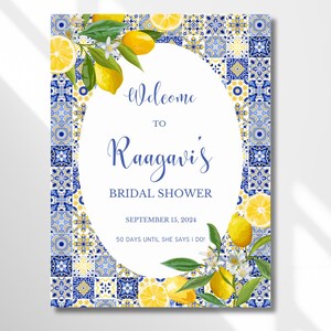 Welcome Sign | Digital File | Customize | Bridal Shower