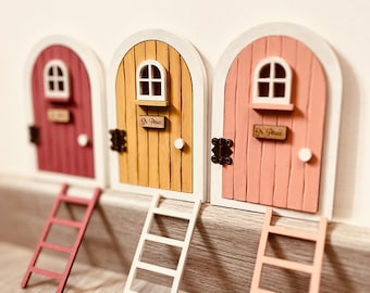 Porta personalizzata della Fatina dei Denti – Decorazione magica in legno per la cameretta dei bambini