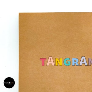 Tangram kraft, juguetes ecológicos